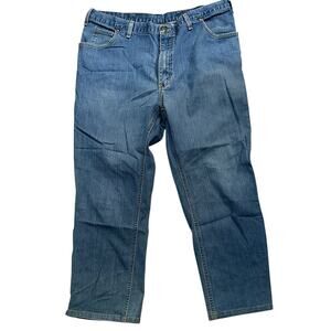 Bills Khakis Classic Fit Blue Denim Jeans Missing Sz Tag 36? See ALL Pics!